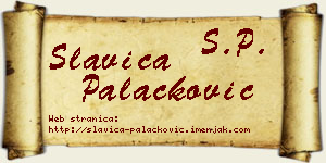Slavica Palačković vizit kartica